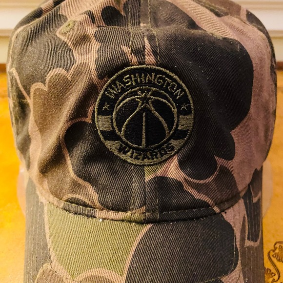 Mitchell & Ness NBA Washington Warriors Unisex StrapBack Camo Hat Michael Jordan - Picture 2 of 12